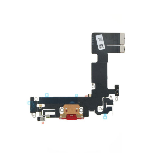 iPhone 13 Laddkontakt Flexkabel - Röd image 2