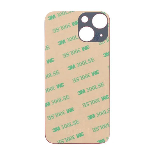 iPhone 13 Mini Baksida Glas med Självhäftande tejp - Röd image 3