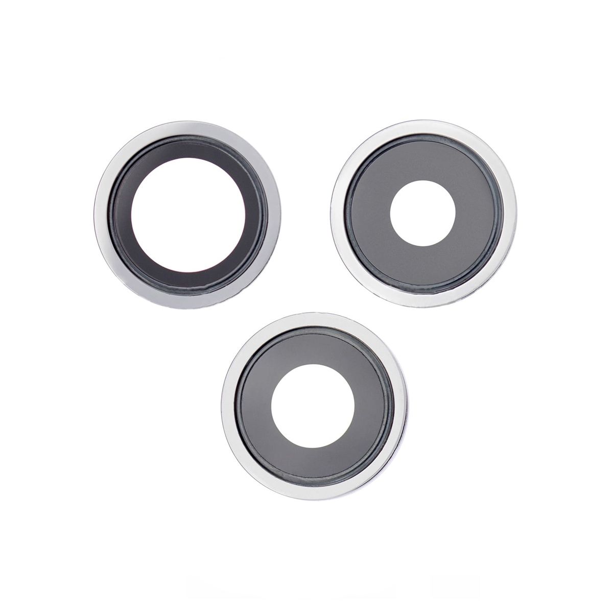 iPhone 13 Pro/13 Pro Max Kameralins med Ram - Silver image 1