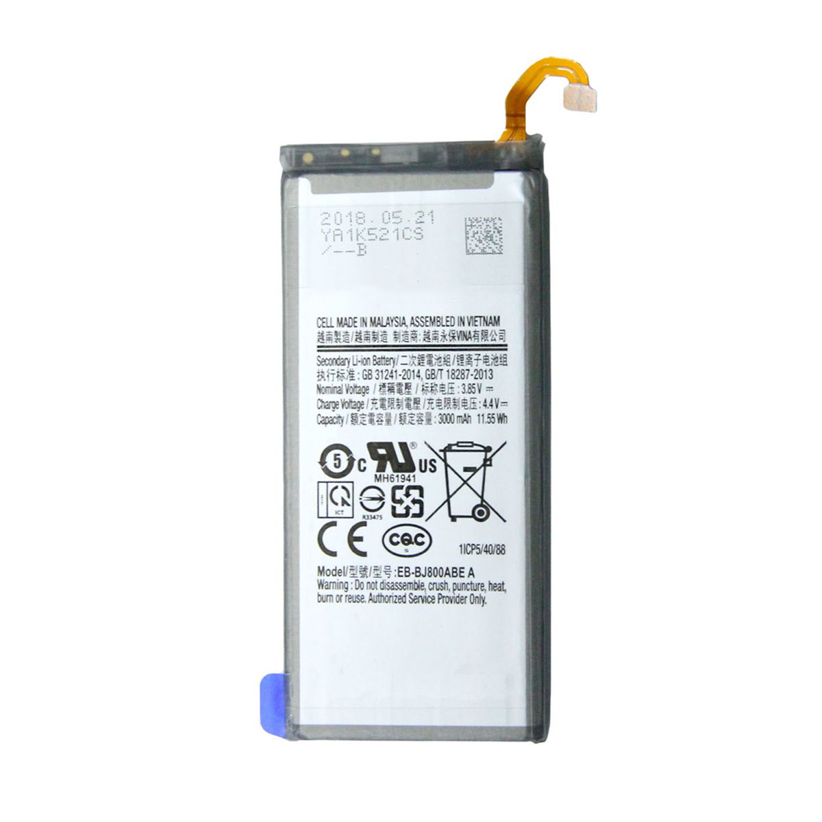 Samsung Galaxy J6 2018 Batteri OEM image 3