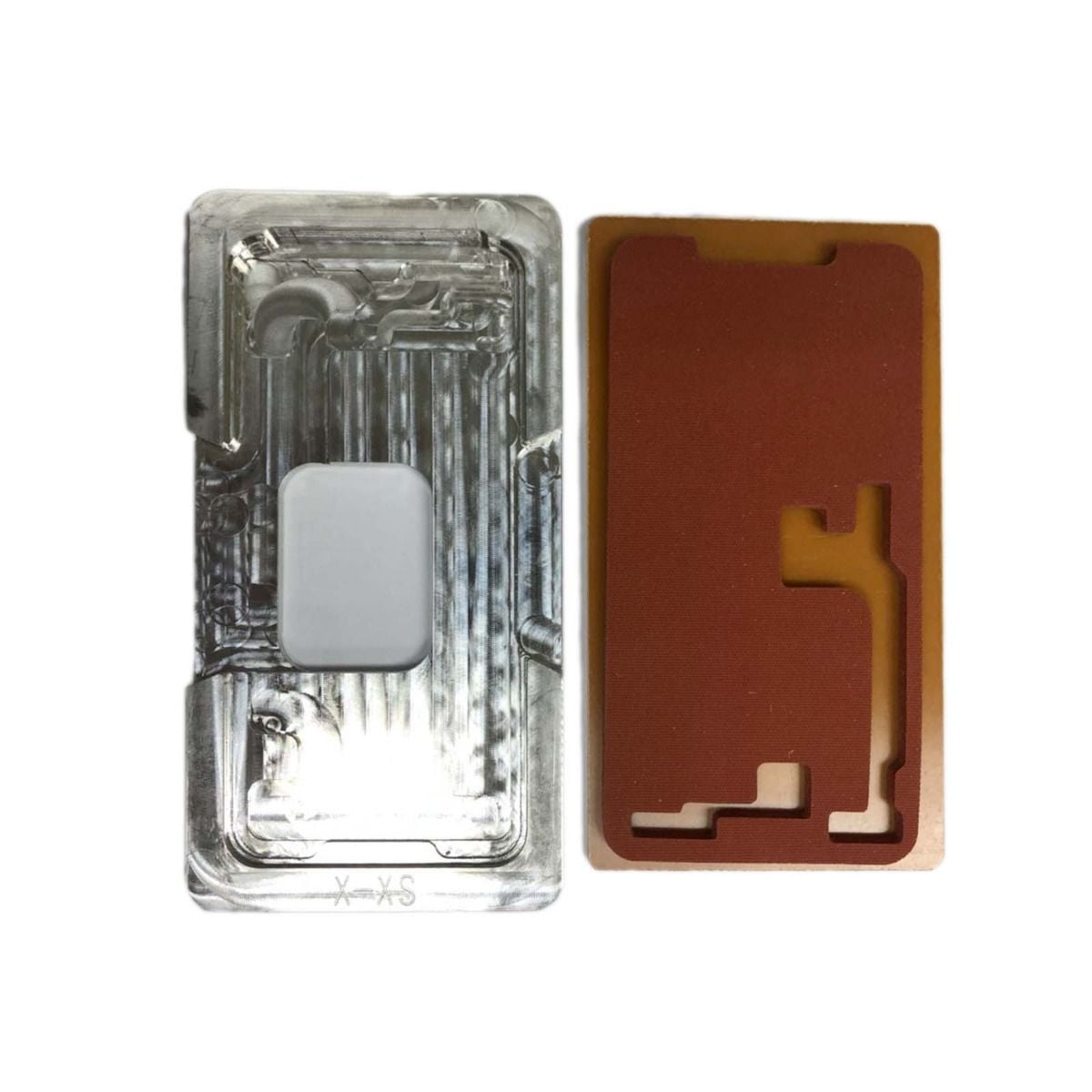 Aluminiumform med kudde Skärm-Laminering - iPhone X/XS image 1