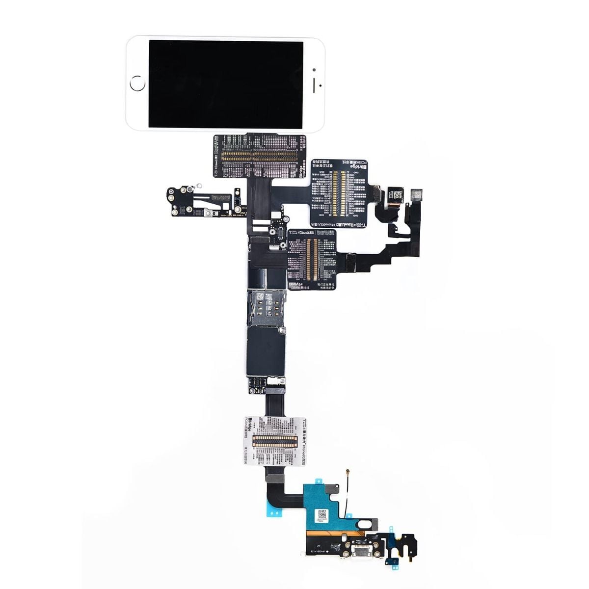 iBridge PCBA Testkabel iPhone 6 Fram/Bak-kamera/Laddkontakt/Skärm image 1