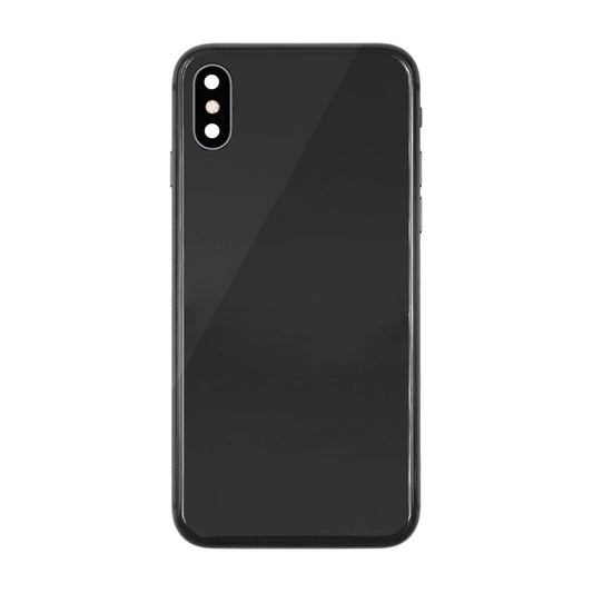 iPhone X Baksida med Komplett Ram - Svart image 2