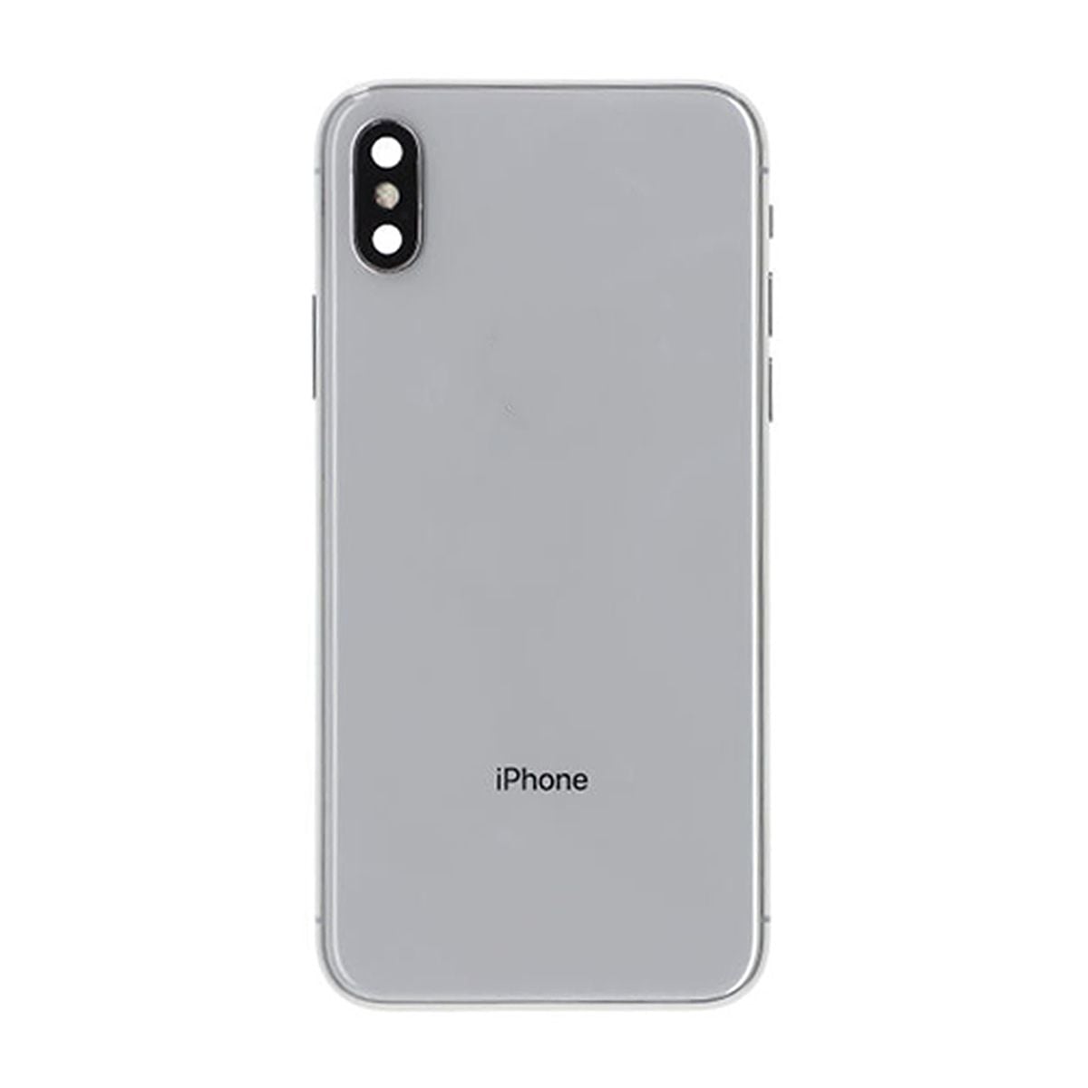 iPhone X Baksida med Komplett Ram - Vit image 2
