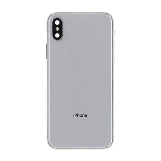 iPhone X Baksida med Komplett Ram - Vit image 2