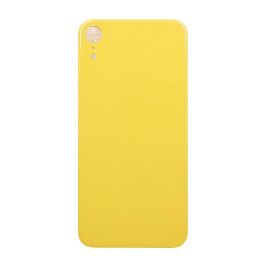 iPhone XR Baksida Glas med Självhäftande tejp - Gul image 2