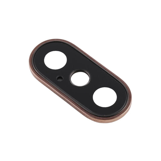 iPhone XS/XS Max Kameralins med Ram - Guld image 2