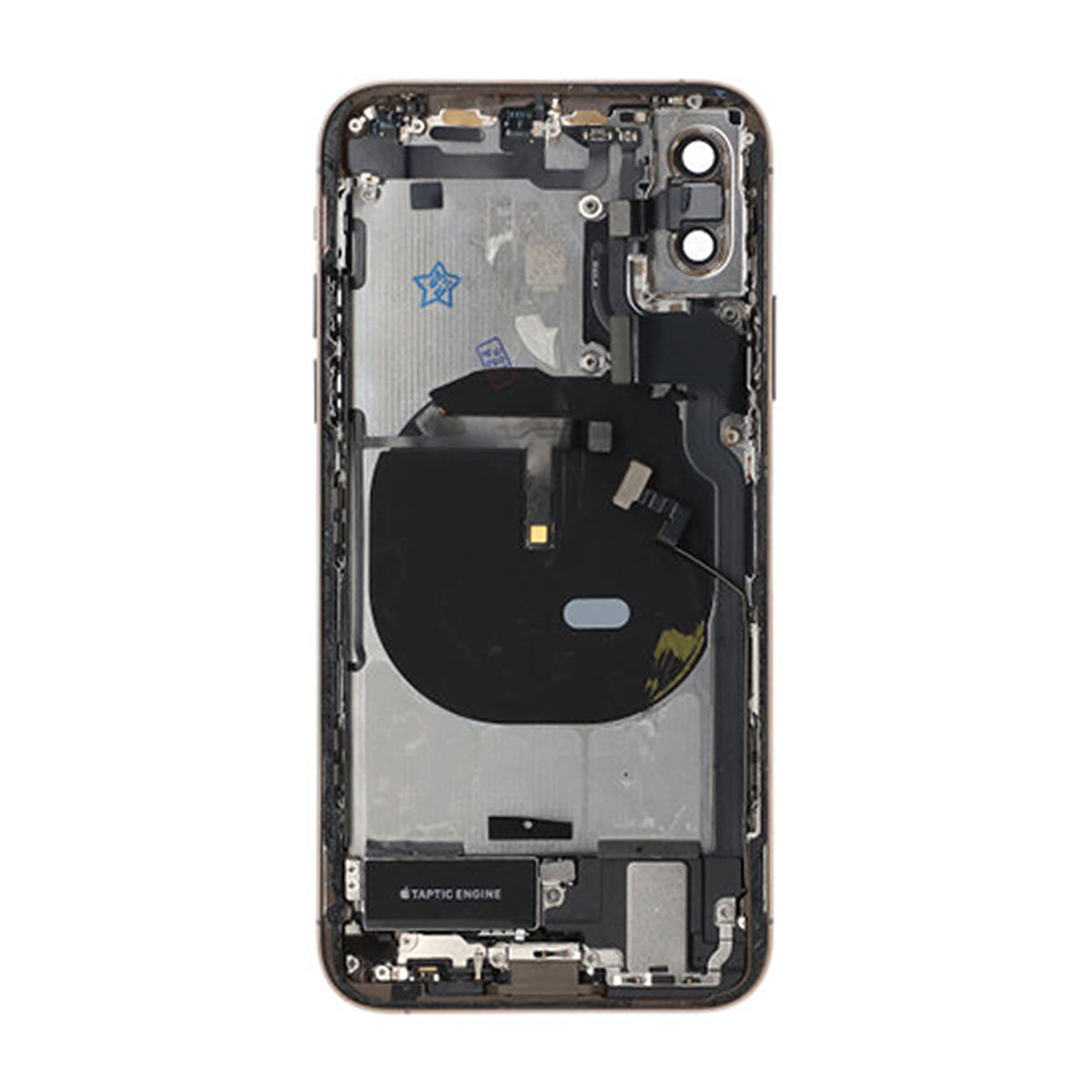 iPhone XS Baksida med Komplett Ram - Guld image 3