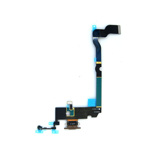 iPhone XS Max Laddkontakt Flexkabel - Guld image 2