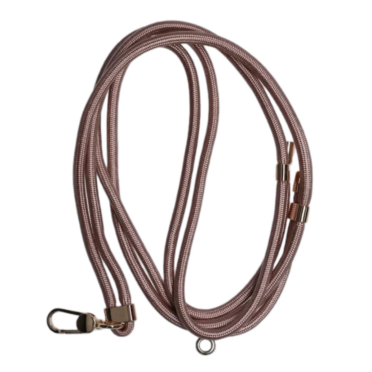 Adjustable lanyard Universal phone case lanyard 0.6mm Dark pink