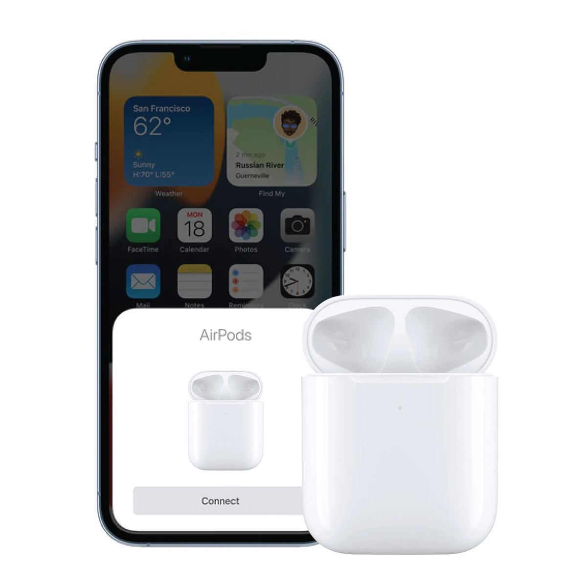 Apple AirPods (2nd Gen) Laddningsfodral- Bra skick