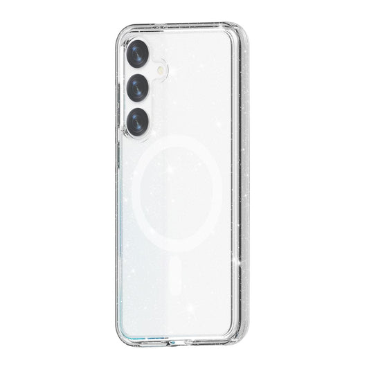 Samsung Galaxy S24 Hybrid Case With Glitter - Transparent
