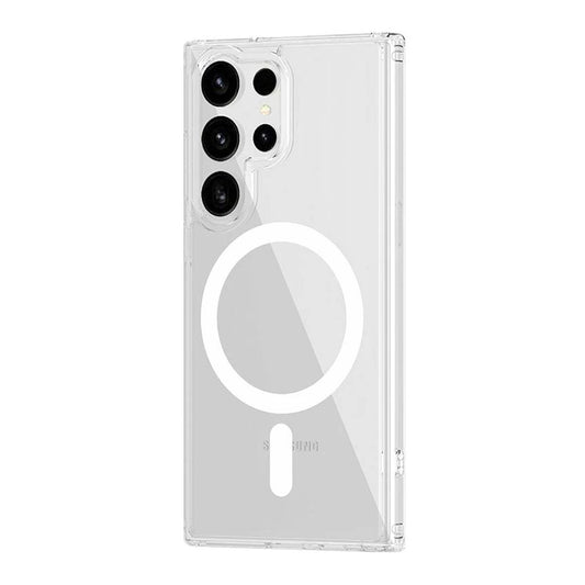 Samsung Galaxy S23 Ultra Hybrid Case with Magnet - Transparent