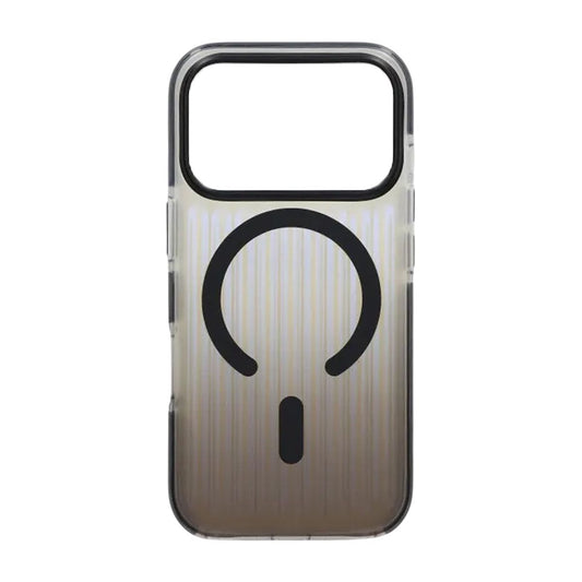 Mobilskal Korrugerad MagSafe för iPhone 17 Pro - Svart