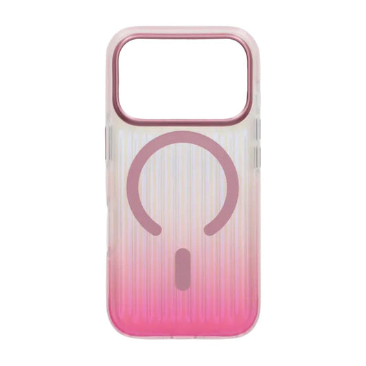 Mobilskal Korrugerad MagSafe för iPhone 17 Pro - Rosa