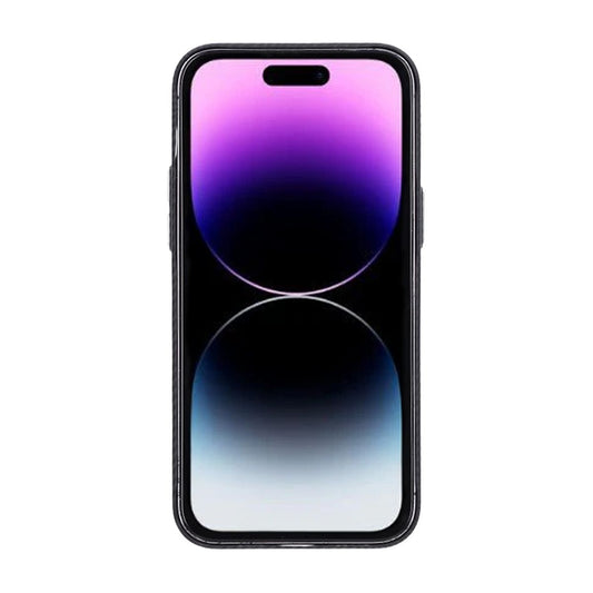 iPhone 14 Pro Max Carbon Patterned Phone Case - Black