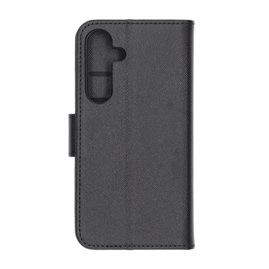 Flip Stand Leather Wallet Case For Samsung S25 Black