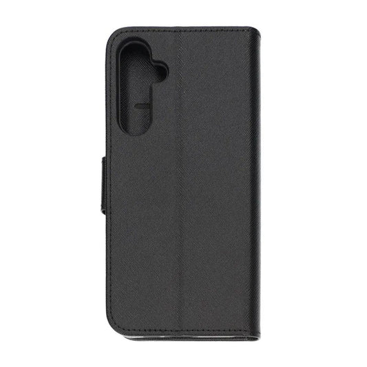 Flip Stand Leather Wallet Case For Samsung Galaxy A35 Black