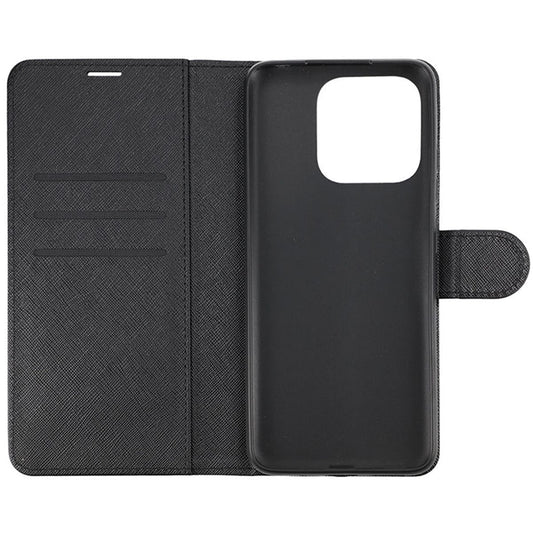 Xiaomi Redmi 12c Plånboksfodral med Stativ - Svart