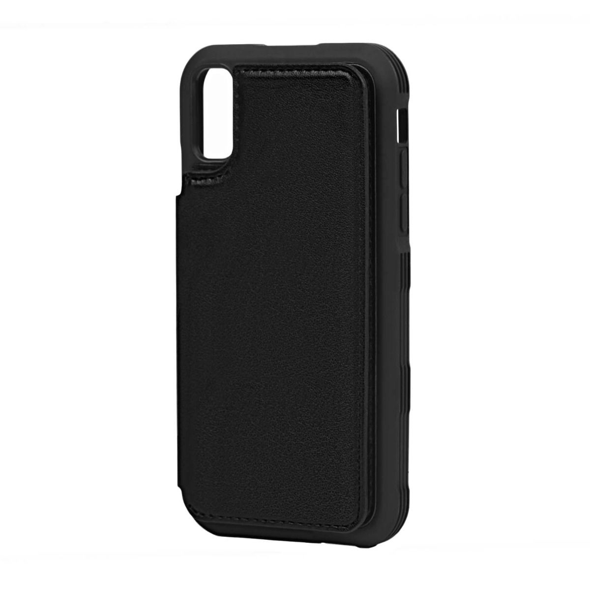 Stöttåligt Skal Kortfack G-SP iPhone XS Max - Svart