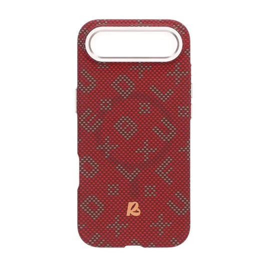 Gilded Magnetic Case For iPhone Air Letter Red
