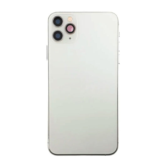 iPhone 11 Pro Back Cover Complete OEM Silver With Small Parts