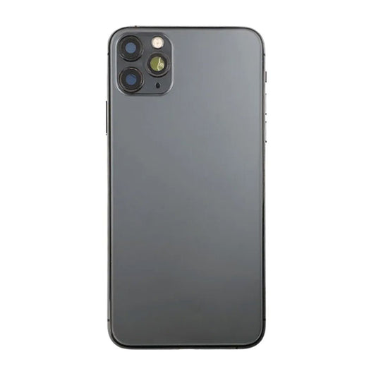 iPhone 11 Pro Max Back Cover Complete OEM Gray With Small Parts
