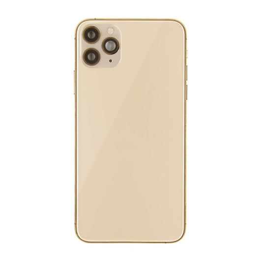 iPhone 11 Pro Max Back Cover with Full Frame - Gold