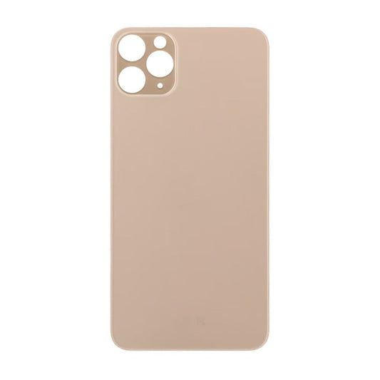 iPhone 11 Pro Max Baksida Glas med Självhäftande tejp - Guld