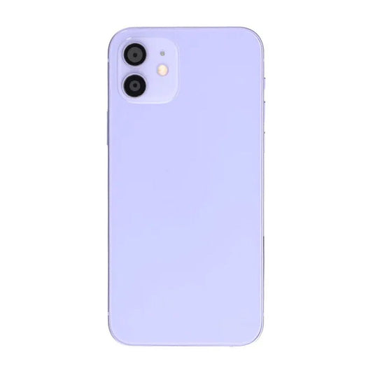 iPhone 12 Baksida med Komplett Ram OEM - Lila