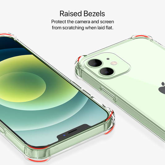 Stöttåligt Mobilskal iPhone 12 Mini - Transparent