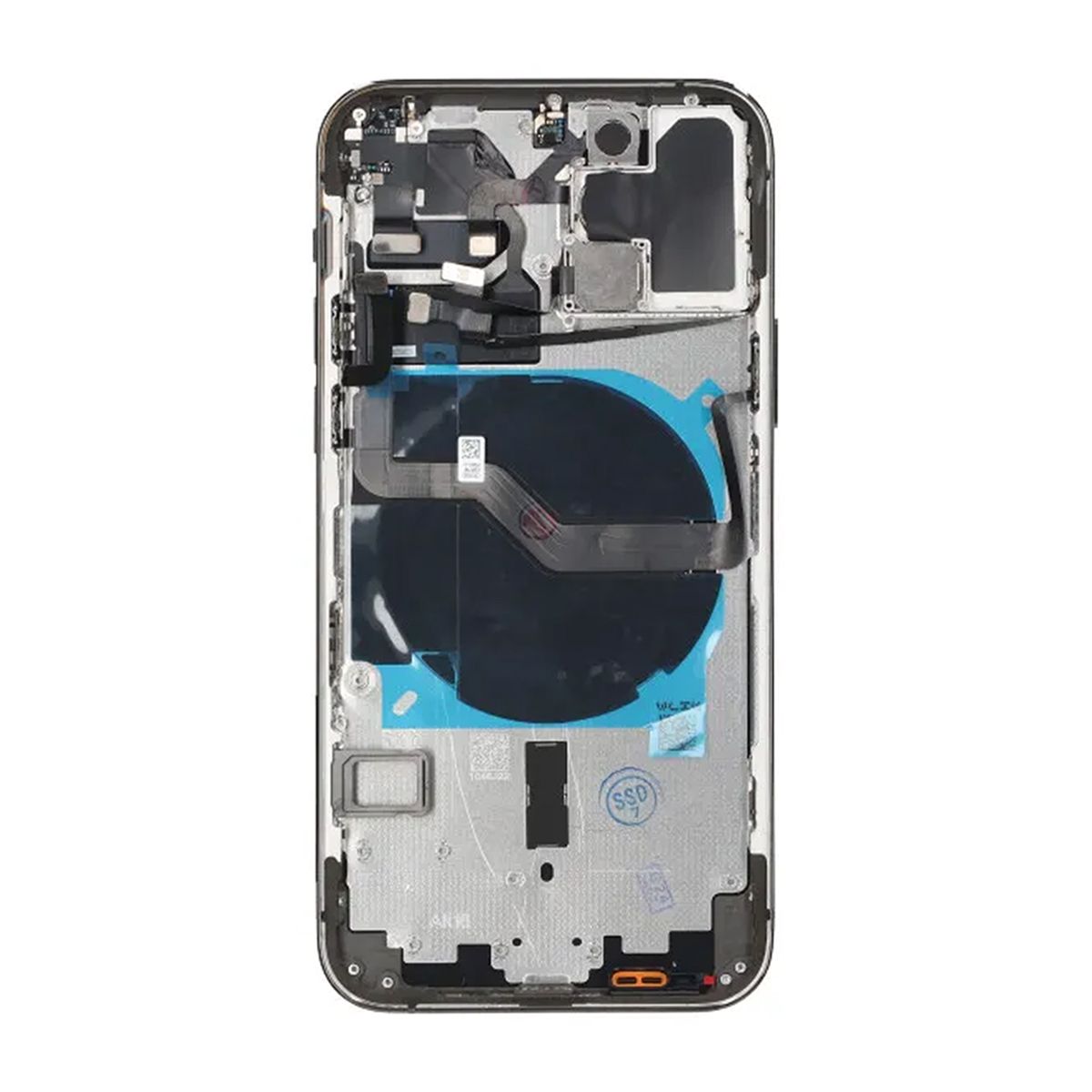 iPhone 12 Pro Baksida med Komplett Ram OEM - Grafit