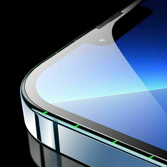 iPhone 13/13 Pro/14/16e Screen Protector - Tempered Glass Aluminum 2.5D Transparent