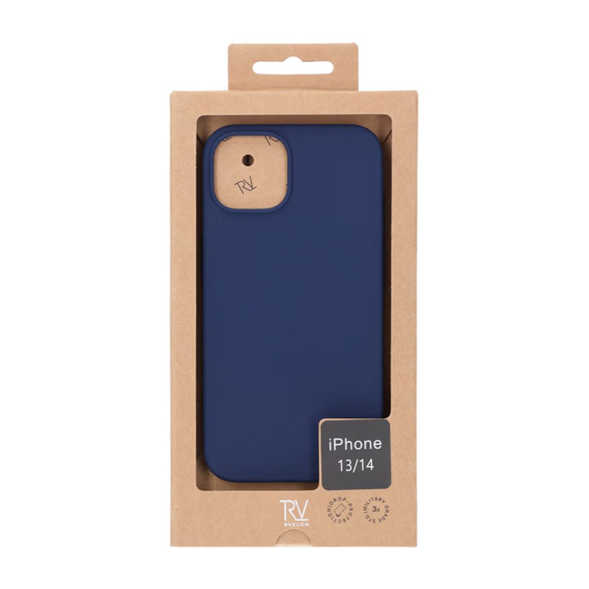 iPhone 13/14 Mobilskal Silikon Rvelon - Blå