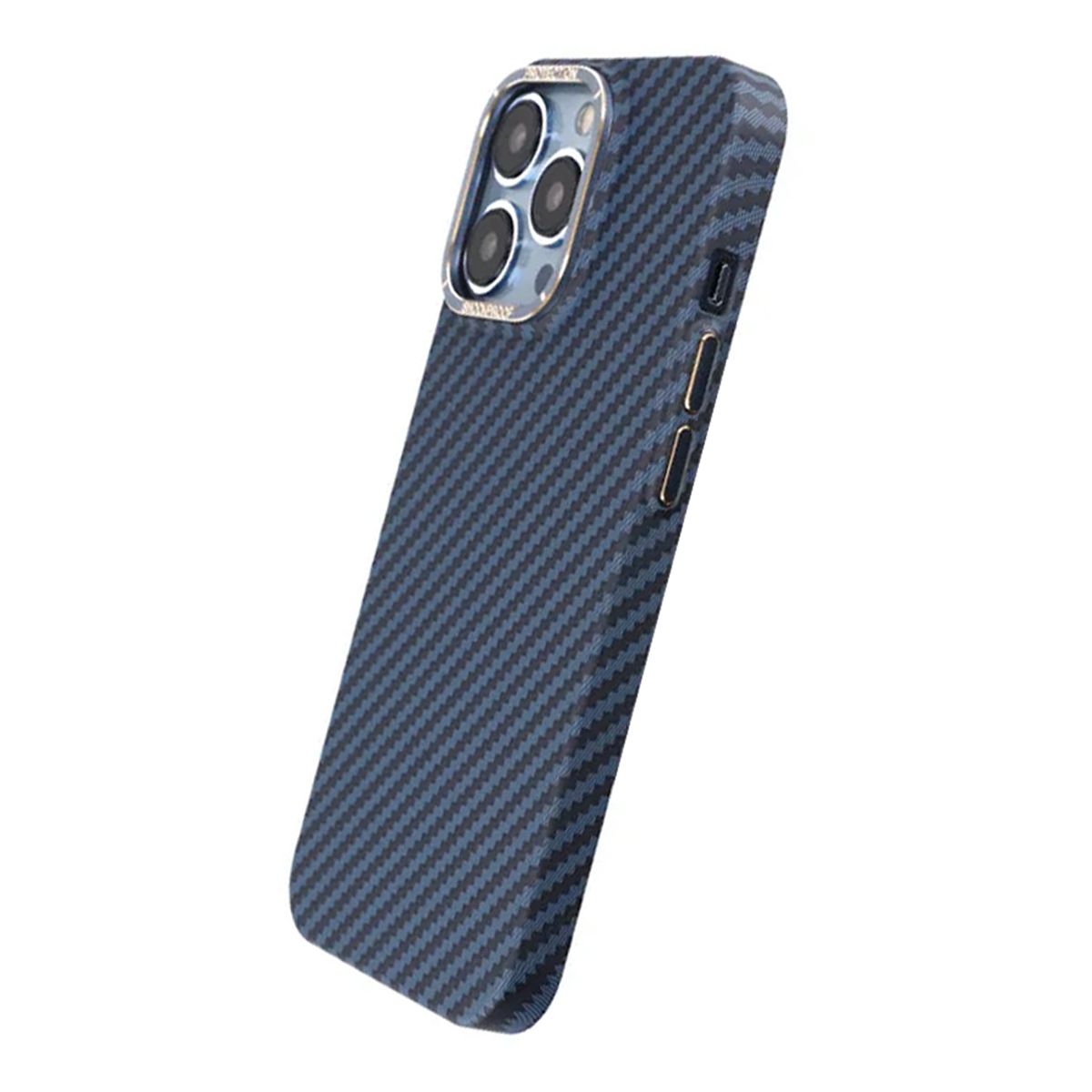 Carbon Fiber Case iPhone 13 Pro - Blue