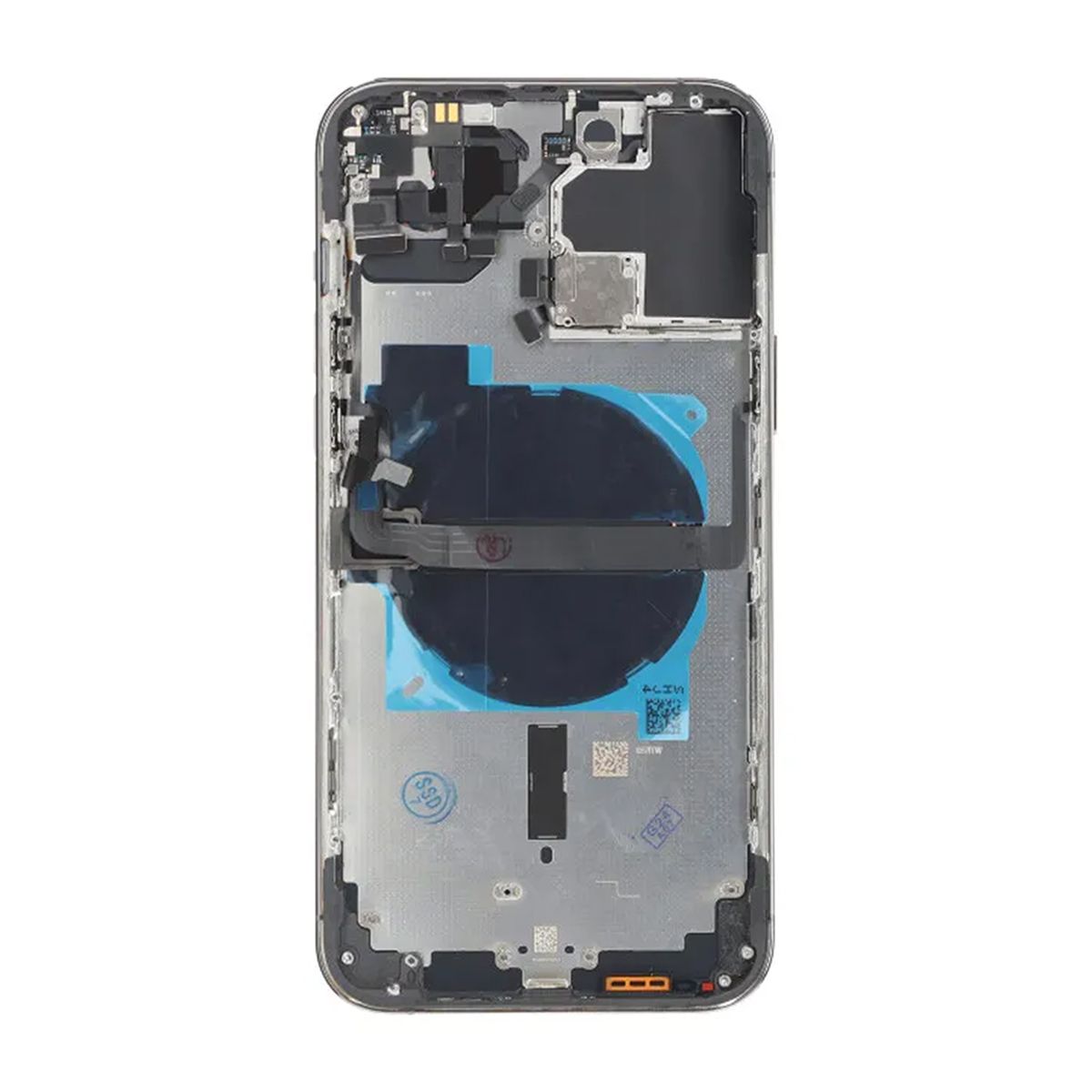 iPhone 13 Pro Max Back Cover Complete OEM Black With Small Parts