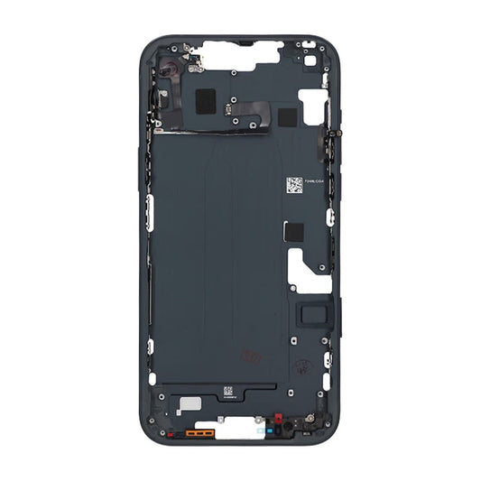 iPhone 14 Plus Mittenram med smådelar OEM - Svart