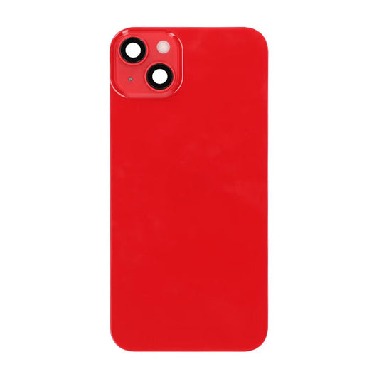 iPhone 14 Plus Baksida Glas Komplett OEM - Röd