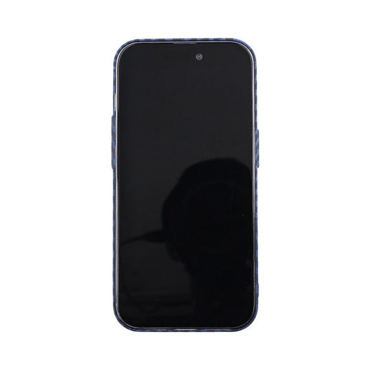 Carbon Fiber Phone Case for iPhone 14 Pro - Blue and Gray