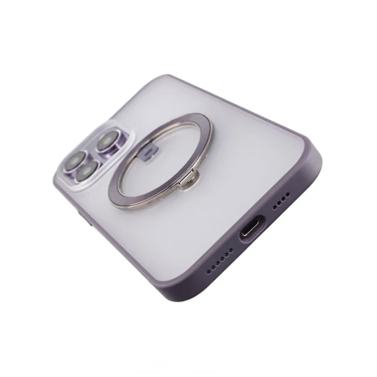 iPhone 14 Pro Skal med MagSafe Stativ Rvelon - Lila