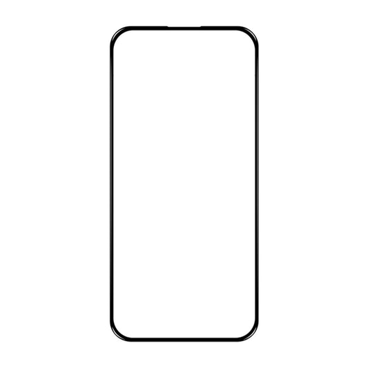 iPhone 15 Plus/16 Plus 330 gule High aluminum screen printing full screen tempered film (bulk)