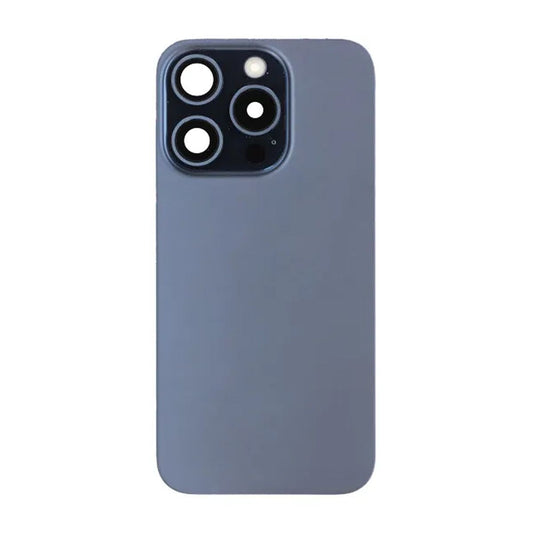 iPhone 15 Pro Back Cover Glass Original Blue