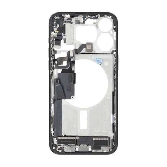 Mittenram med smådelar för iPhone 15 Pro Max - Blå Titan OEM