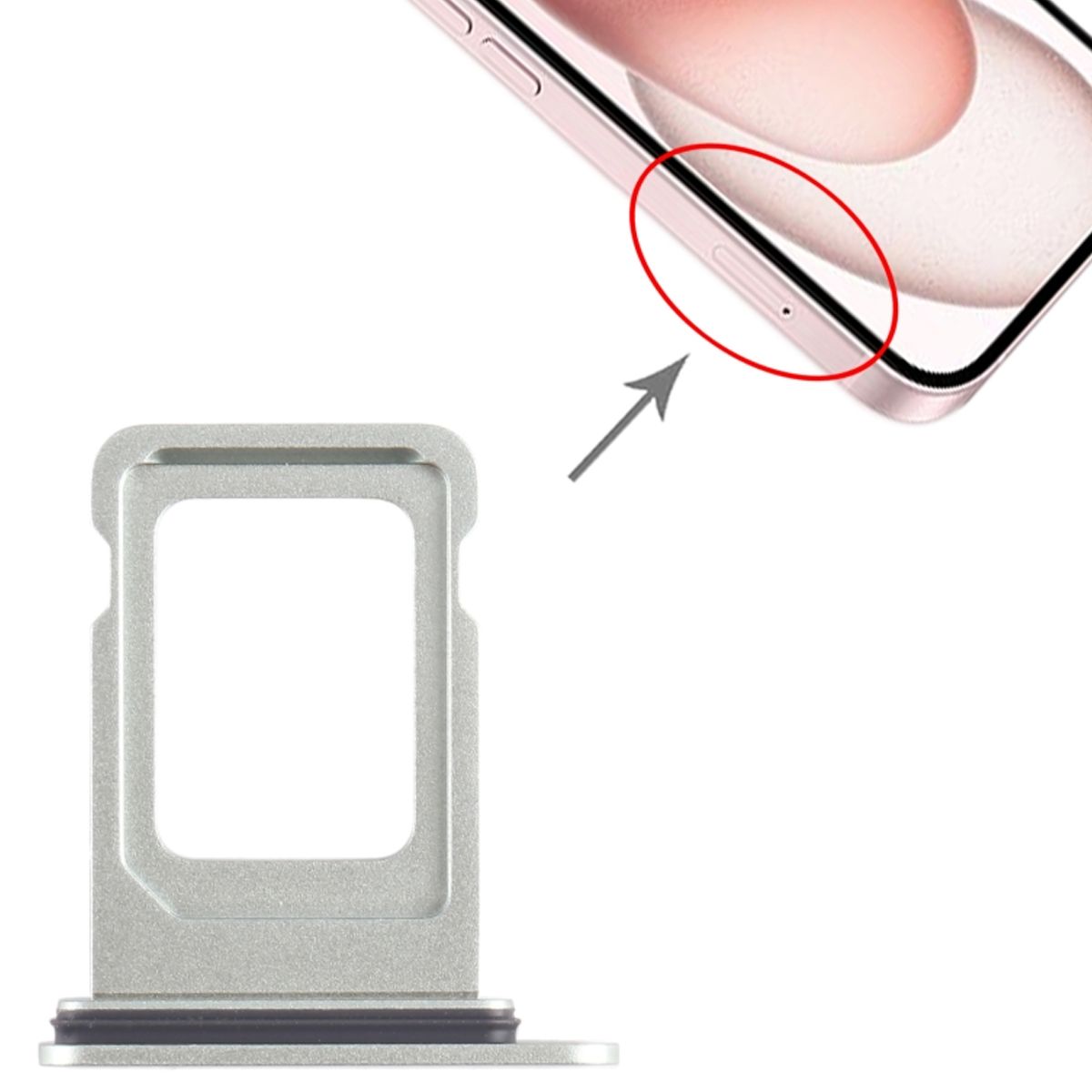 iPhone 15 Sim Card Tray Green