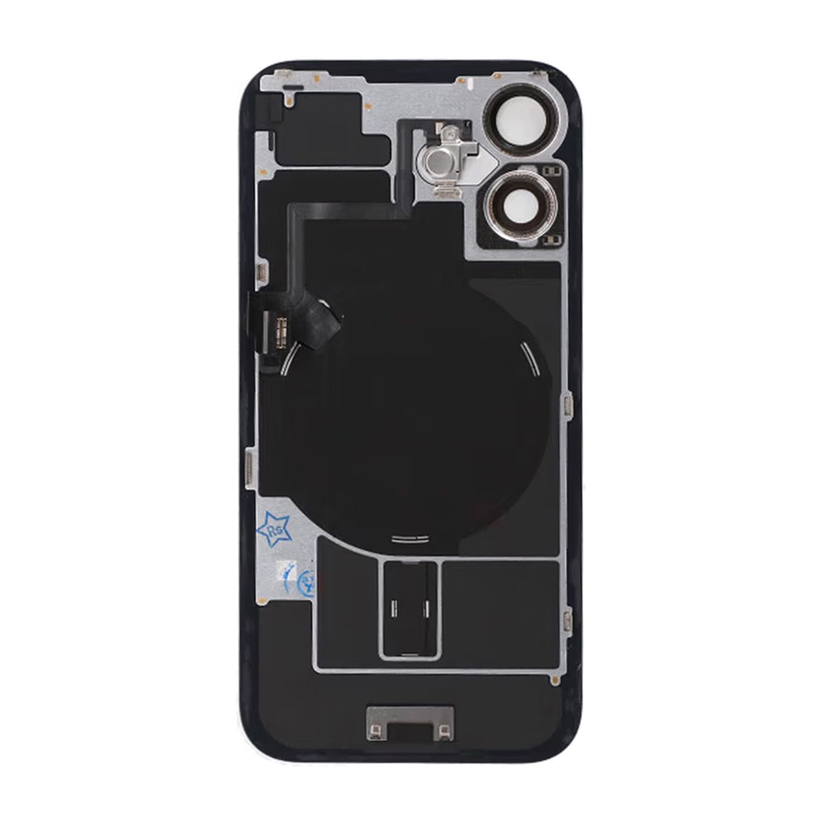 iPhone 16 Baksida Glas - Vit