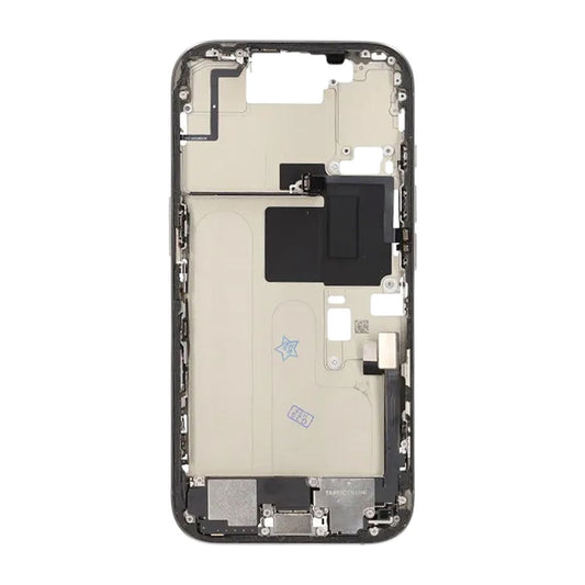 Mittenram med smådelar för iPhone 16 Pro - Naturlig Titan OEM