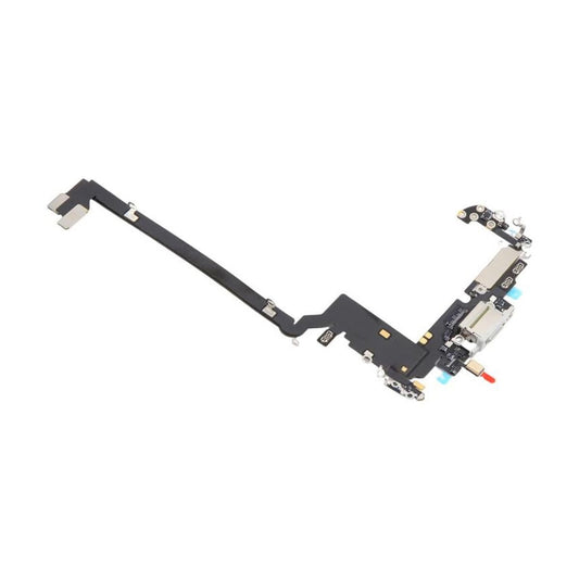 Laddkontakt med Flexkabel för iPhone 17 Pro Max - Silver