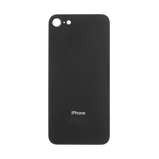iPhone 8 Back Cover OEM Black-Big Camera Hole Size
