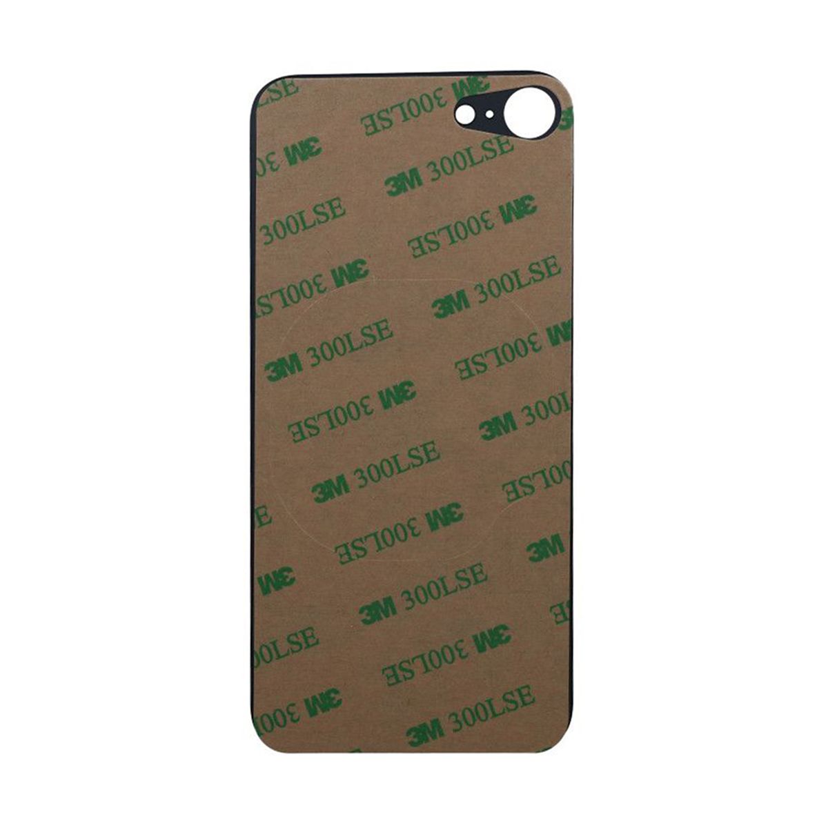 iPhone 8 Back Cover OEM Black-Big Camera Hole Size