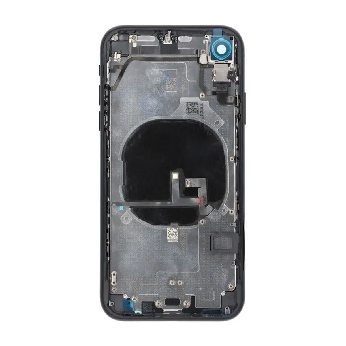 iPhone XR Back Cover Complete OEM Black With Small Parts